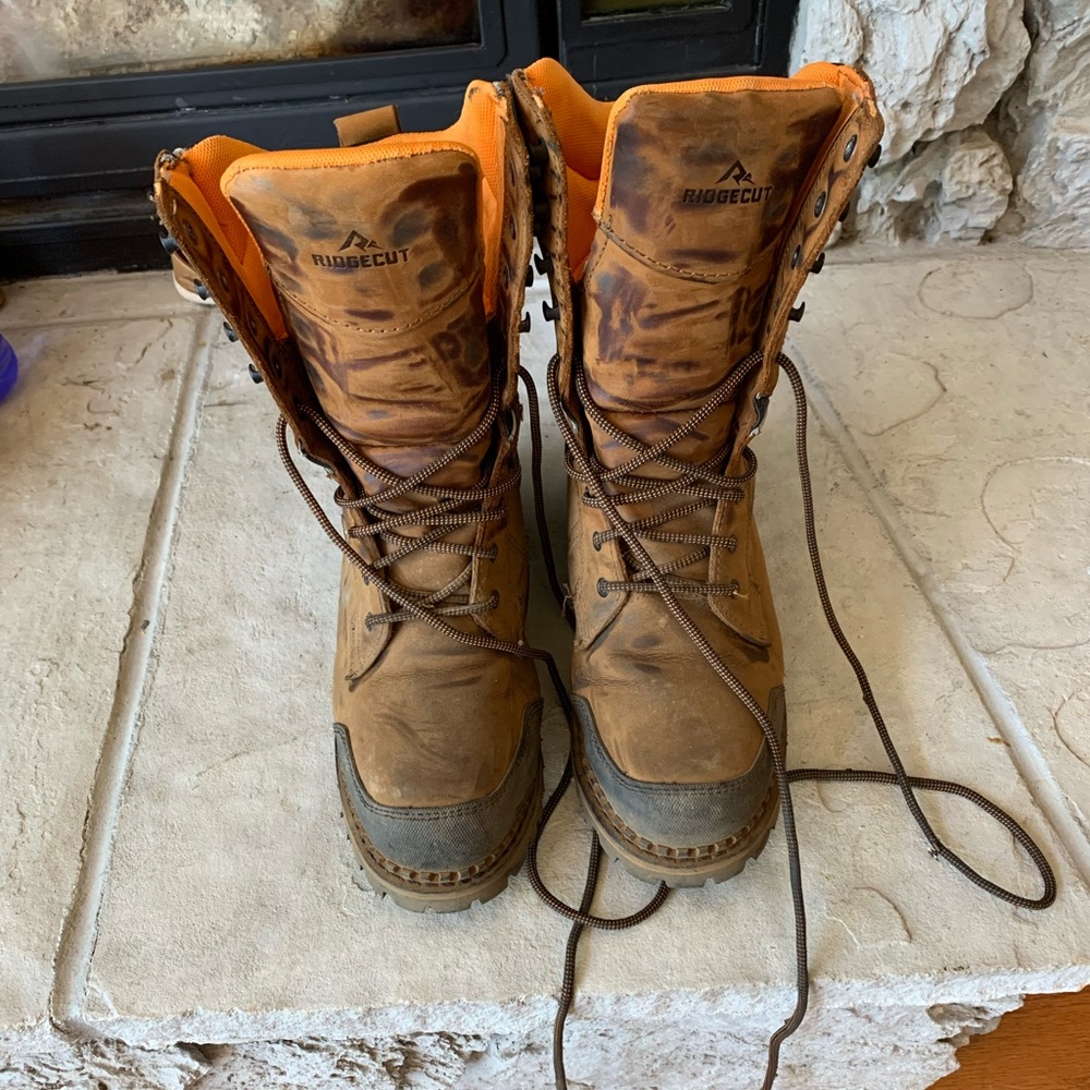 Ridgecut Work Boots, men’s size 10
